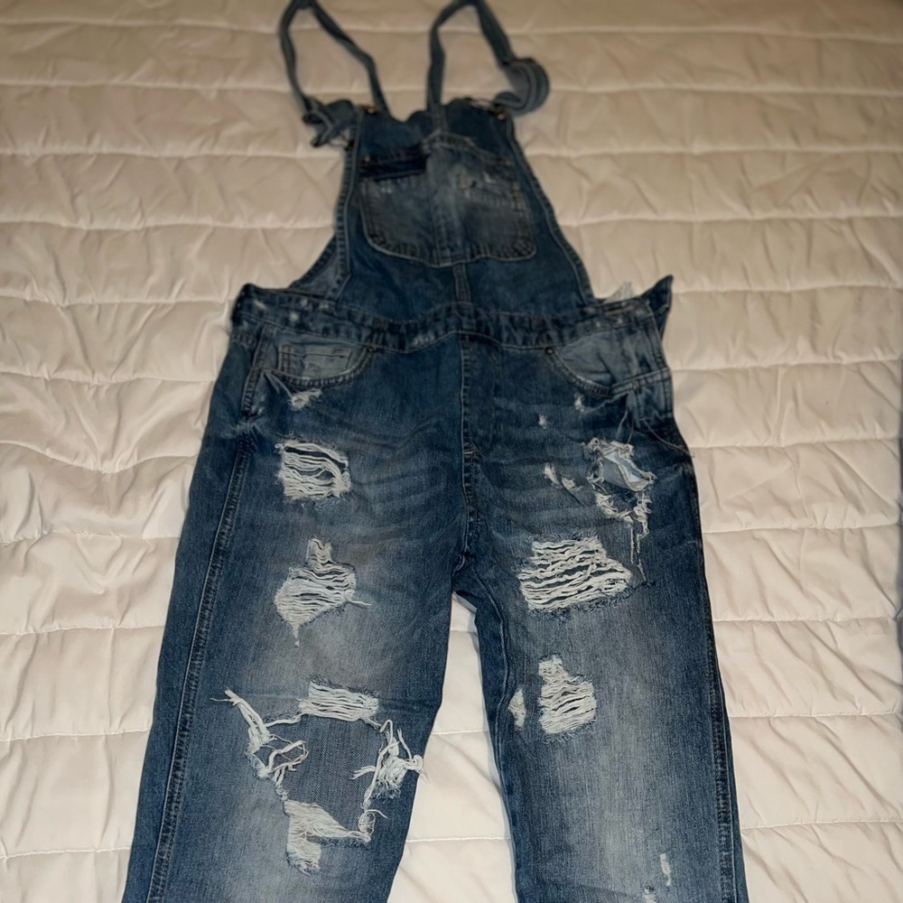 Zara jean overalls size small